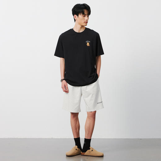 NPC潮牌字母印花【光盾索罗娜】休闲短裤男防晒抑菌松紧腰NP52TR26 商品图1