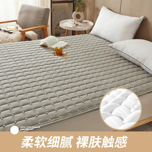 自然醒原棉大豆床褥垫酒店款可机洗保护垫家用床垫软垫铺床褥子防滑垫被单人宿舍床褥垫LN 商品图2