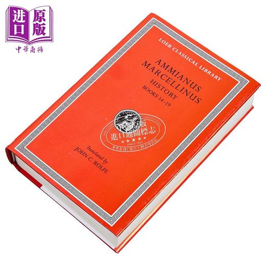 【中商原版】阿米阿努斯 马尔切利努斯 洛布古典丛书 原文拉英对照版 History Volume I 英文原版 Ammianus Marcellinus 商品图1