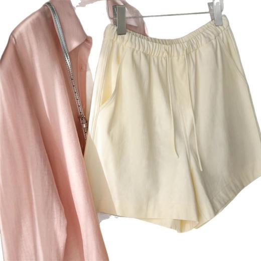 百媚生 高克重斜纹棉 休闲百搭仿牛仔短裤52507 商品图4