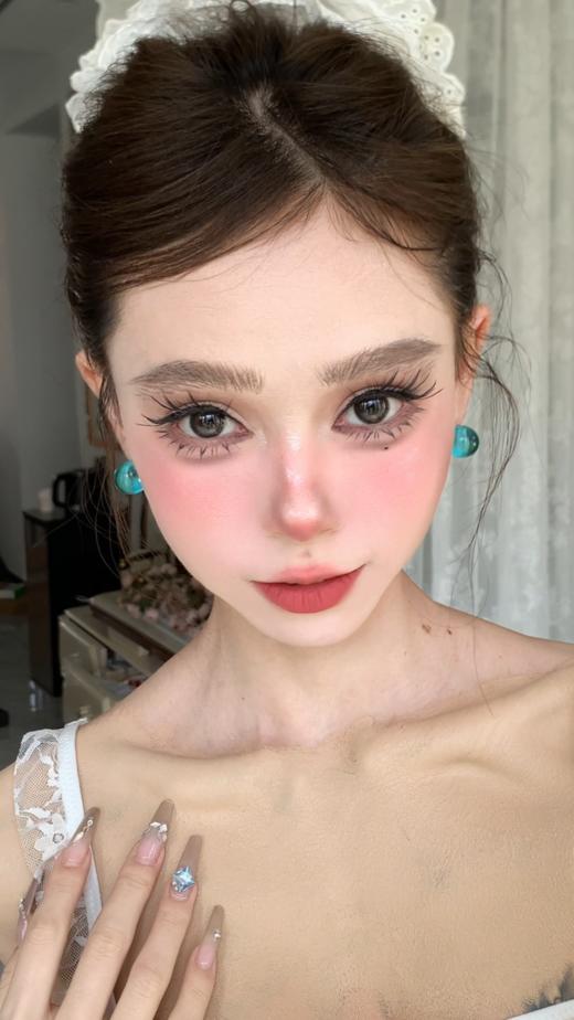 skak日抛 恋爱克罗心/柠檬课代表/芥末夏威夷/微醺莫吉托/內娱角色卡 10片装 14.2-14.5mm 日抛无售后！！绿灰棕粉黑 商品图5