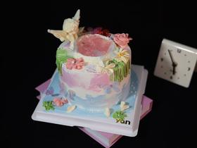 春天色彩许愿池