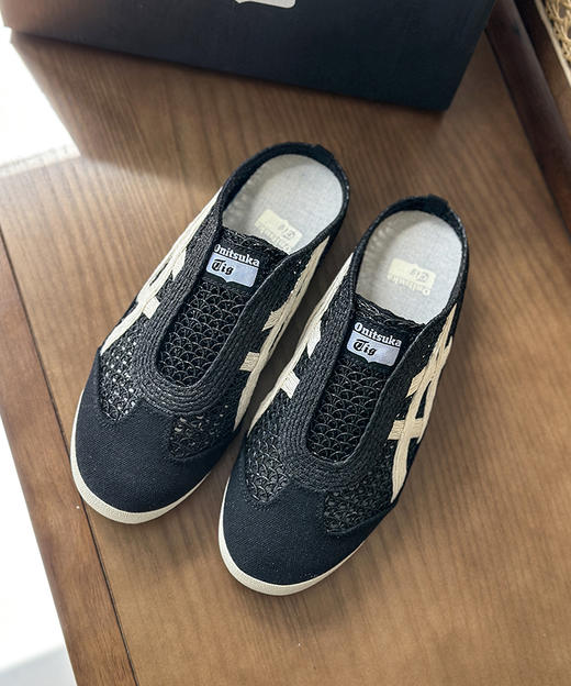 现货 THS-无 鬼冢家  情侣款 夏日度假苎麻轻薄网面拖鞋 3色 QZ112 商品图5