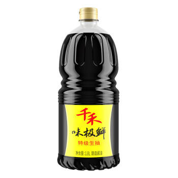 千禾味极鲜酱油 1.8L【特级生抽】酿造炒菜凉拌饺子提鲜家用大瓶 商品图4