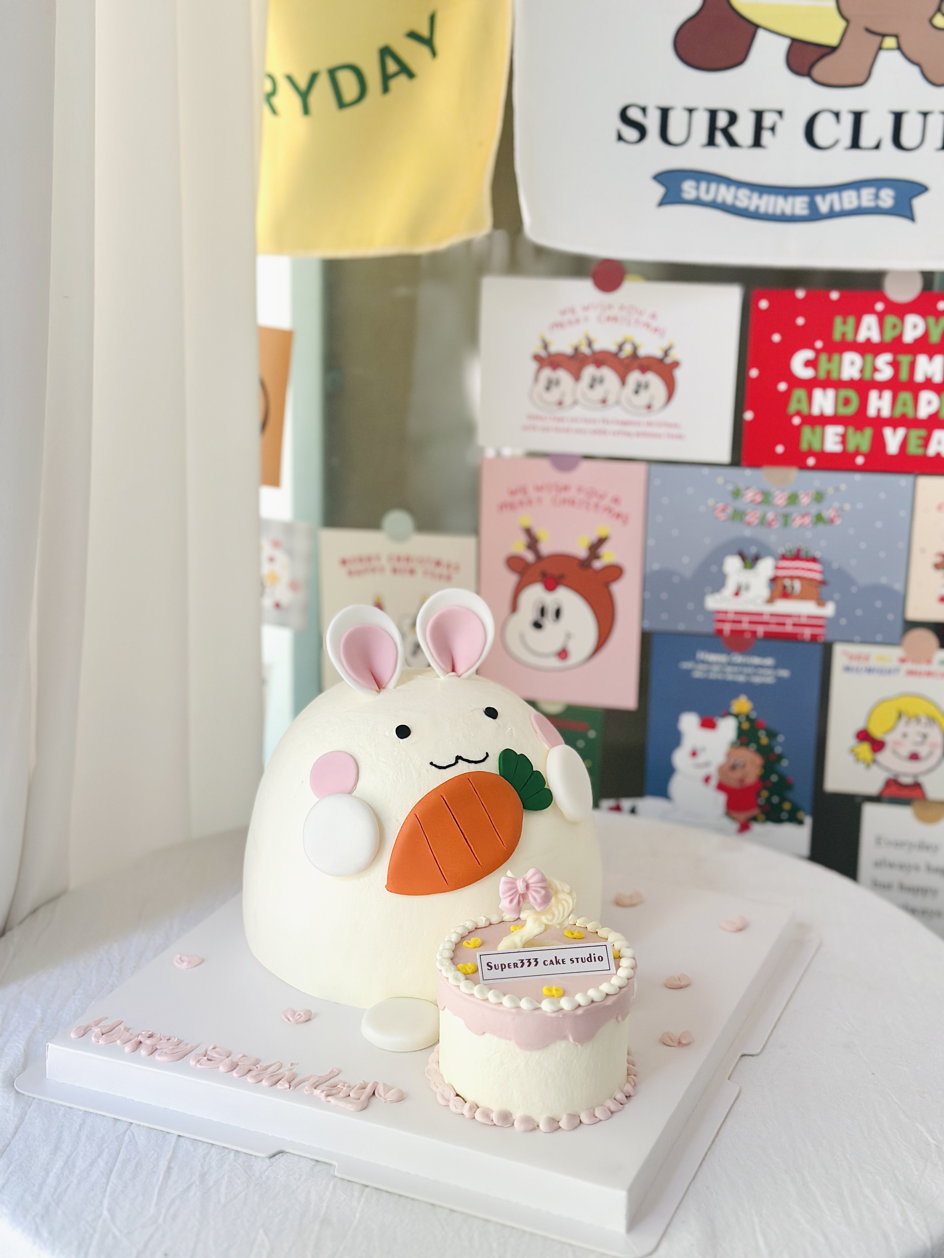 6寸  立体呆萌小兔子（需要提前4小时下单，有问题可先咨询客服）