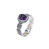 【扎基拉姆】S925纯银紫水晶蛋面戒指【CW-JZ07118】 商品缩略图4