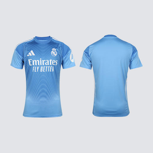 小李子阿迪达斯25/26赛季皇马球迷版主场守门员短袖比赛球衣门将服JP4178 商品图4