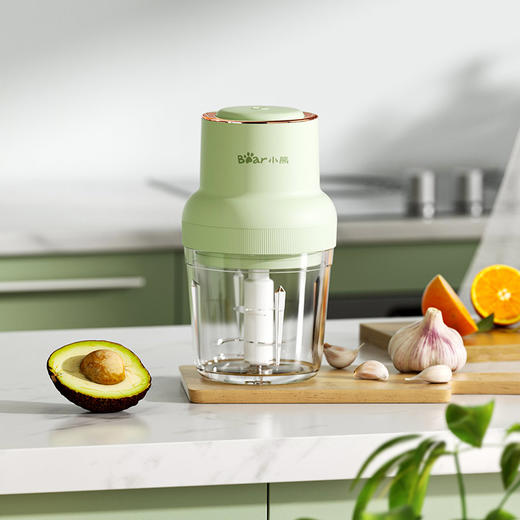 小熊 食物处理机绞肉机0.6L JRJ-F02C1 六叶刀片多维立体切割均匀 小巧不占地 商品图0
