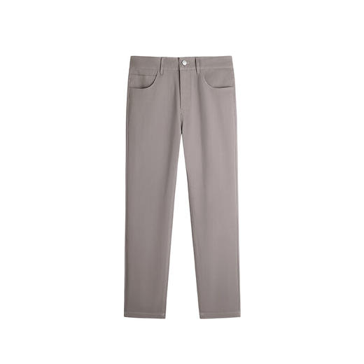 HIM漢崇 浅色弹力修身小脚直筒休闲裤轻商务舒适长裤男 2026春季 商品图4