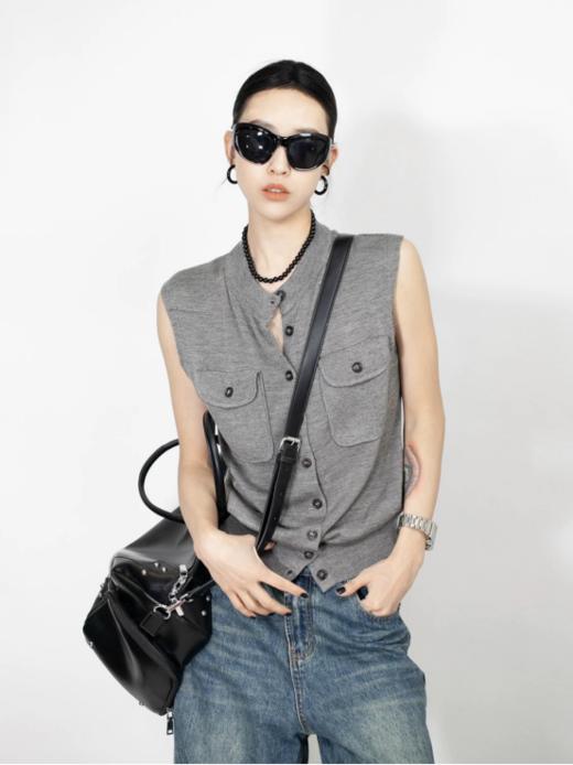 🌞夏上新！【MOMOTIABIN·双兜坎肩轻简中式美学格调XZA72】✨进口客供天丝面料❗ ✅夏季透气好穿❗丝滑裸感❗优雅知性 ✅除了会呼吸的透气感之外，🌈和真丝一样造价昂贵，但是比真丝好打理 商品图3