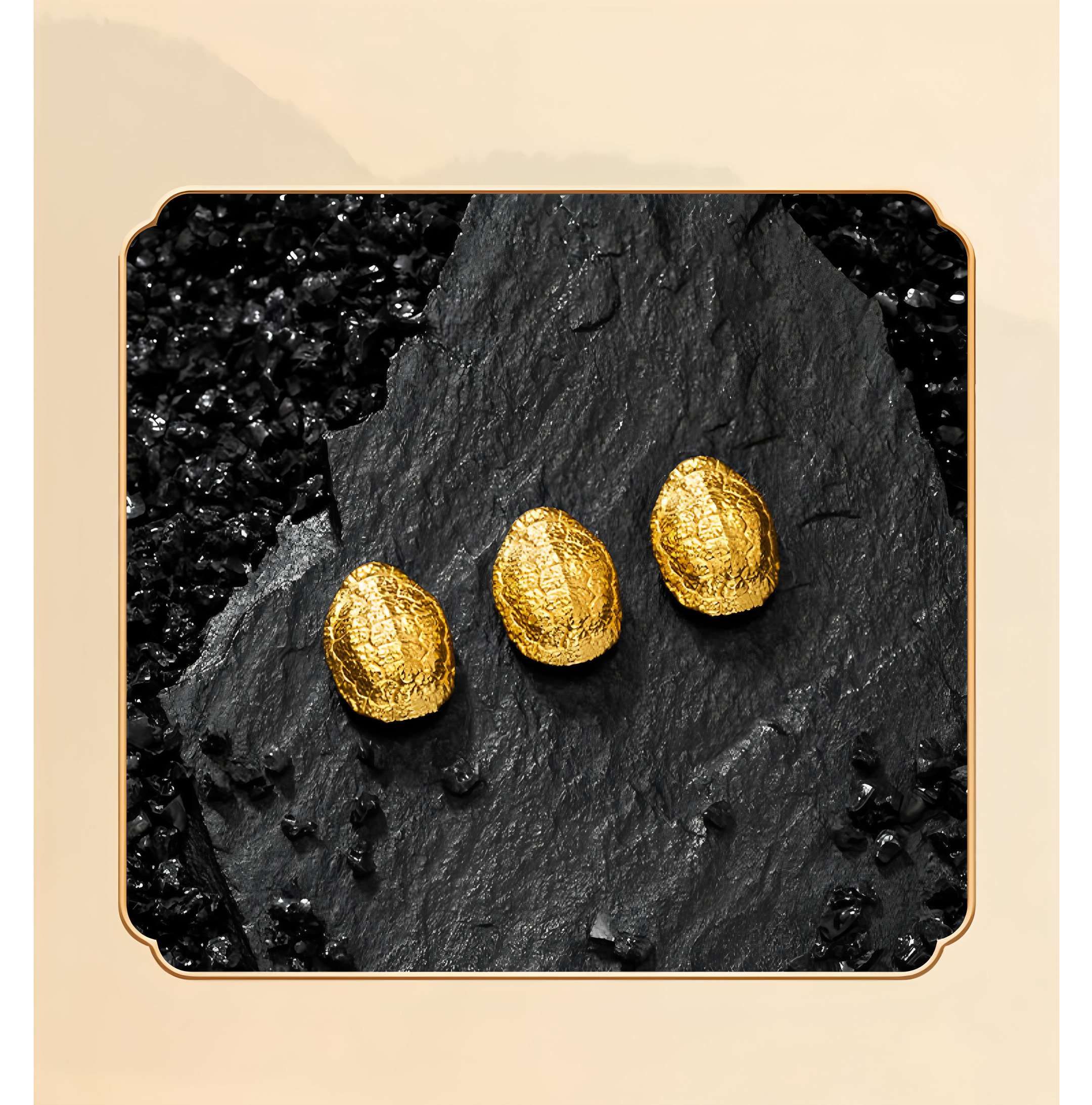 足金“富甲一方”串珠（到店可配绳）