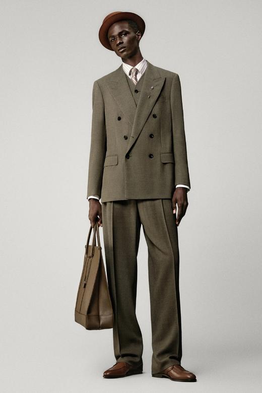 「20款可选」Loro Piana 130支羊毛/羊绒/弹力/法兰绒全麻衬西装套装 商品图4