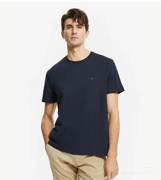 T0MMY经典款刺绣小标纯棉T恤 商品图2