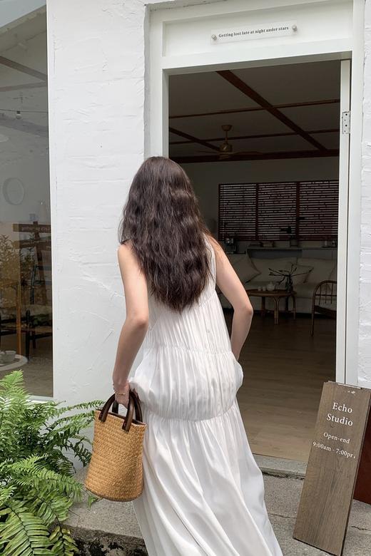 SUMMER & SAGE 白色法式度假风连衣裙 20495 商品图4