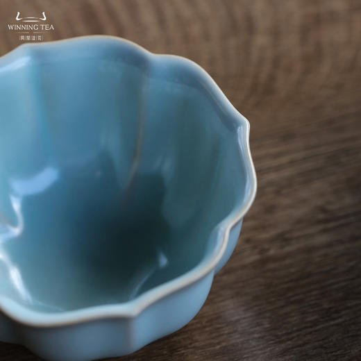 问鼎汝瓷鼎峰系列天青宝相碗（小） 商品图1