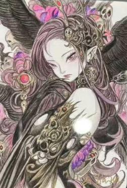 李嘉儒《幽蔷-2》小卡原作 商品图0