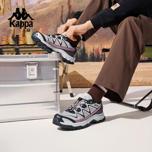 Kappa卡帕背靠背跑鞋女款新款情侣登山鞋复古百搭休闲运动鞋子男K0FY5MC58 商品图3