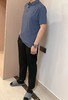【复团开始】千元套装️仅需99ROMON罗蒙男士冰感无痕轻奢POLO休闲裤上身高级感满满锦氨纶冰丝速干面料清凉透气速干不沾身基地直邮 商品缩略图10