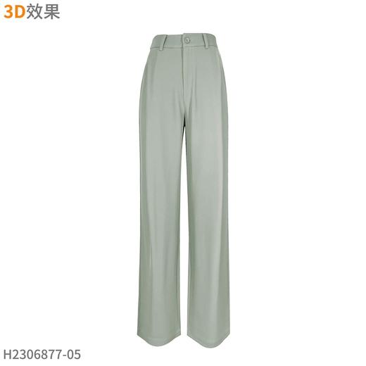 春夏女裤韩版时装垂感超好看后松紧腰直筒裤    AC-H2306877 商品图0