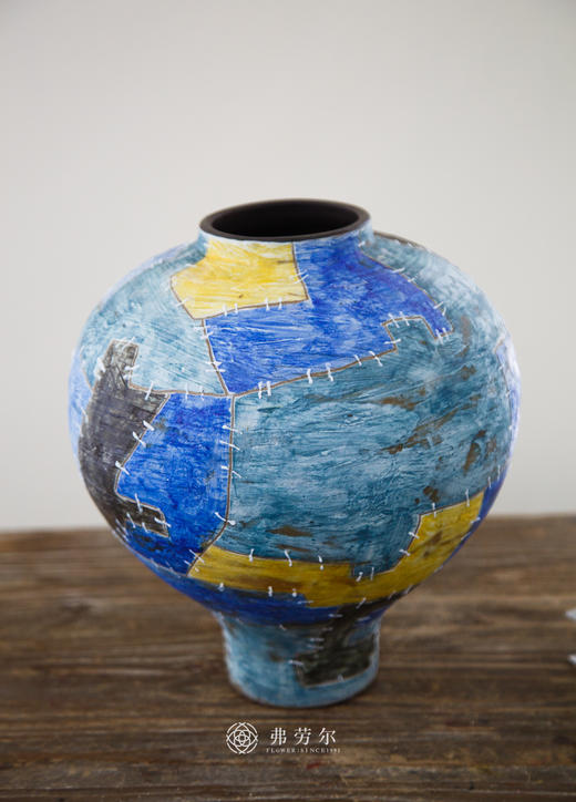 景德镇手工花瓶 商品图0