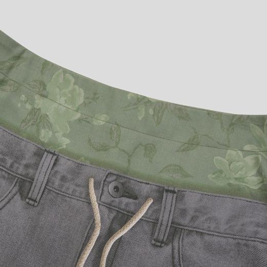 GOODBAI GOODEES logo印花拼接短裙 商品图3