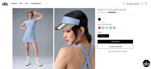 贝壳三 字母刺绣镭射户外空顶帽防紫外线运动跑步网球帽C061008 商品图5