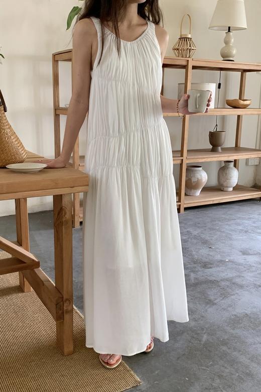 SUMMER & SAGE 白色法式度假风连衣裙 20495 商品图0