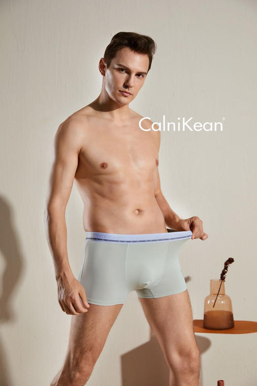 正品CalniKean男士冰肌裸感夏季平角内裤 商品图5