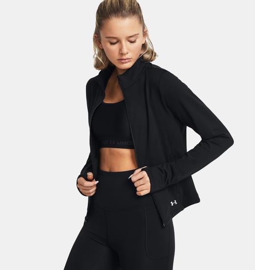 这款居然也有折！UA安德玛女款黑色拉链运动外套 bug价￥280直邮到手 原价￥699 商品图0