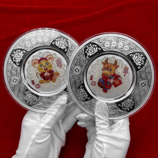 十二生肖银盘 南昌印钞发行
纯银10克 商品图10