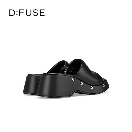 【张小婉同款】Dfuse迪芙斯2025夏季新款露趾拖鞋增高厚底坡跟凉拖DFD2110024 商品图11