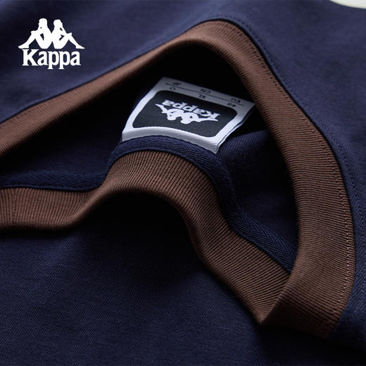 Kappa卡帕背靠背运动短袖男夏季新款宽松透气休闲纯棉t恤上衣女款K0F52TD10 商品图2