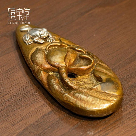 臻宝堂雕刻采莲茶刀 商品图2