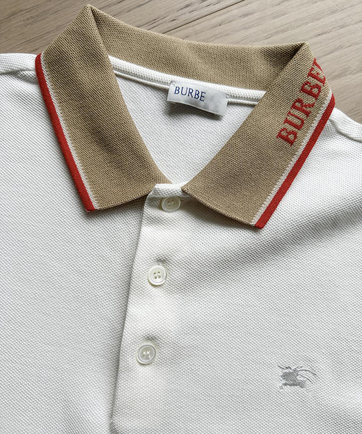 现货 THS-限时 B家 男士撞色翻领logo徽标刺绣polo衫 AH2496 商品图9