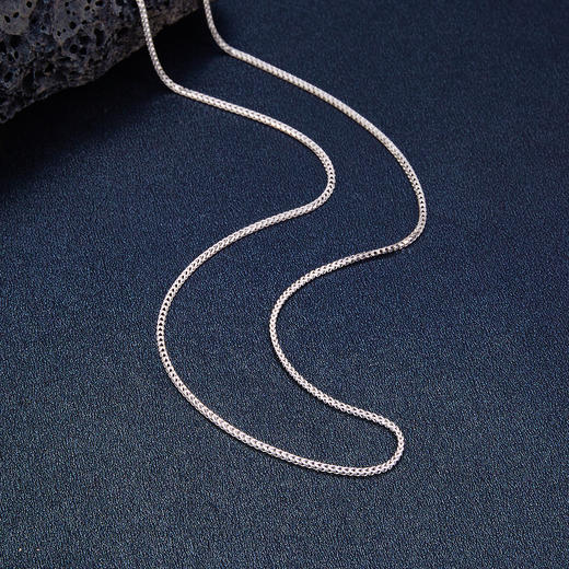 【限时8.8折】【线上铂金馆】PT950 【国际铂金协会】铂金龙骨链(BXL00033-03)预售产品下单后不退款不退货不换货不补差价) 商品图1