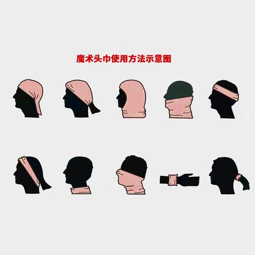 普吉岛马拉松限定版凉感头巾男女同款户外跑步运动吸汗透气速干柔软贴合舒适 商品图4