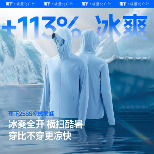 25SS-蕉下男士透气凉感防晒衣（常规款）AL106 商品图1