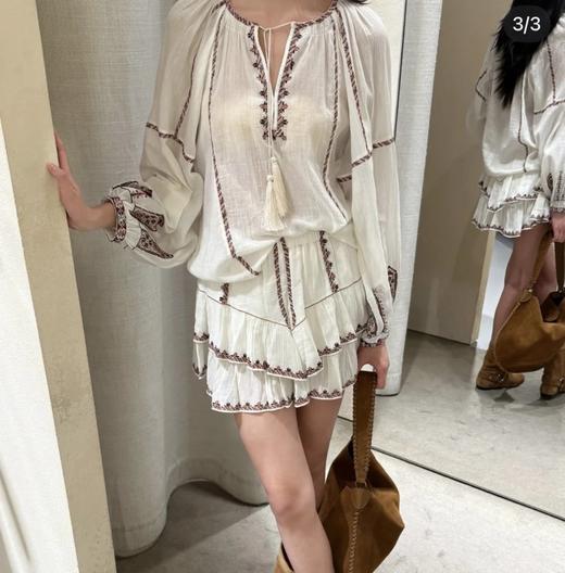 售完无补！重磅  is5新款套装  法式度假衬衫/短裤  印度有机棉进口丝线 商品图0