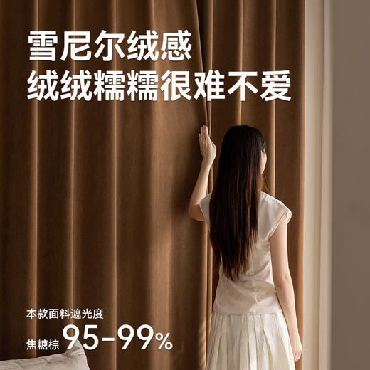 【从礼】金蝉加厚雪尼尔窗帘 商品图4