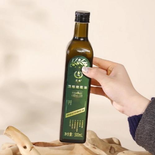【色泽金黄】茂格 橄榄油 500ml*2瓶/礼袋装 头道青果初榨 商品图4