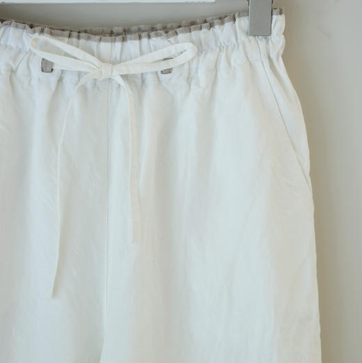 黄阿福 高密水洗亚麻九分裤 商品图2