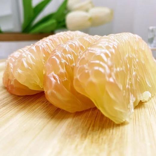 石家庄优选仓库速达，翡翠柚子 青皮爆汁柚，入口无渣，皮薄多汁，果肉晶莹剔透，2枚散装/3.4斤/3.6斤左右 商品图4