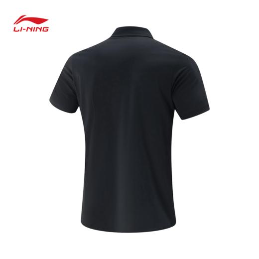 李宁健身系列男子冰感舒适防晒短袖POLO衫APLV285 商品图3