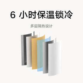 米家弹盖保温杯  大容量水杯 316L不锈钢 男女士保冷杯子 480mL白色