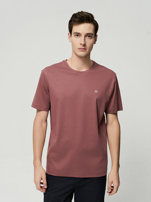 【半价款多色男士T桖】25年夏季新品男士圆领短袖棉质薄款商务休闲上衣 商品图5