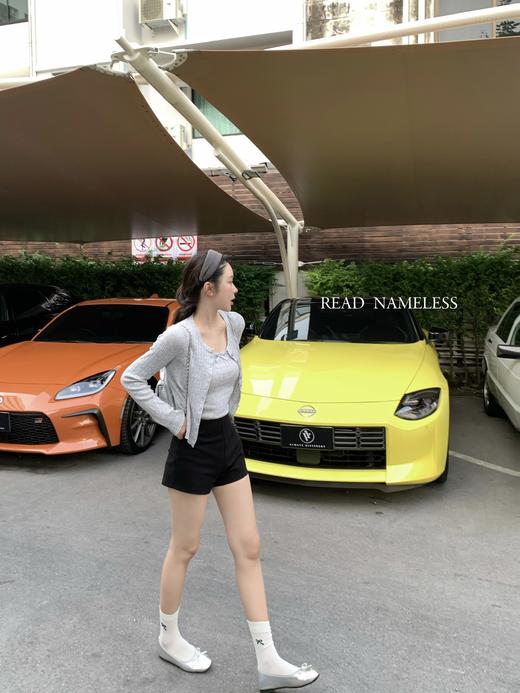 Read Nameless /灰色蝴蝶结吊带开衫 2025/6/12 商品图8