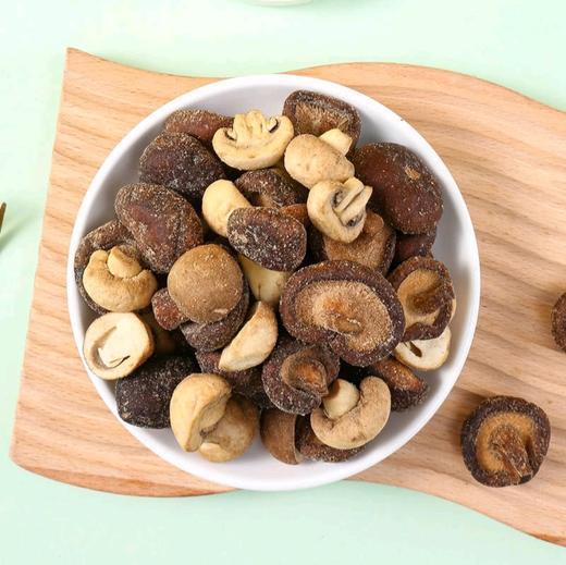 SHARY组合菌菇脆302g黑松露味香菇双孢菇草菇干高蛋白0反式脂肪酸 商品图2