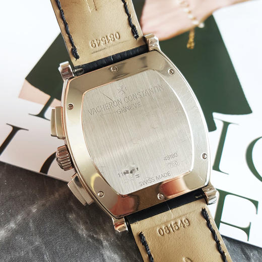【95新】VACHERON CONSTANTIN 江诗丹顿马耳他系列49180/000G-9360自动机械40*50MM（男款）日期显示、计时现售价：106000！080625JJ25 商品图6