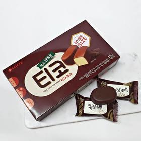 乐天迷你黑巧克力冰淇凌510ml롯데 티코 다크초코 빙과