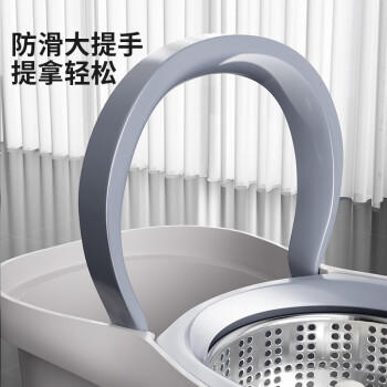 百家好世旋转拖把2拖布家用一拖净免手洗2026懒人神器甩干桶托把套装 /家庭清洁/纸品 /清洁用具 /拖把 商品图5